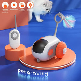 Smart Cat Toy Car – Interactive Rolling Ball with Remote Control for Cats and Kittens