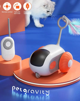 Smart Cat Toy Car – Interactive Rolling Ball with Remote Control for Cats and Kittens