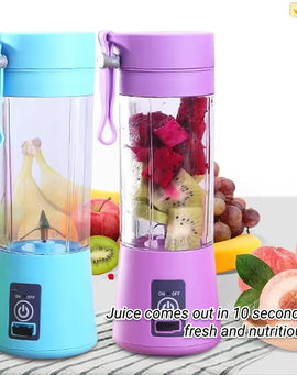 Portable Mini Blender – USB Rechargeable 380ML Juicer Cup for Smoothies & Shakes