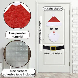 Christmas Decorations – Santa Claus & Snowman Decorations for Door, Wall & Window