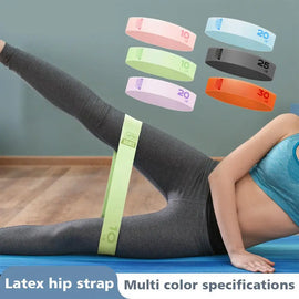 Portable Resistance Bands Set – Fitness, Yoga, Pilates, Hip Circle & Tension Bands