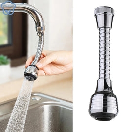 360° Rotatable High-Pressure Faucet Extender – Water-Saving Kitchen Gadget